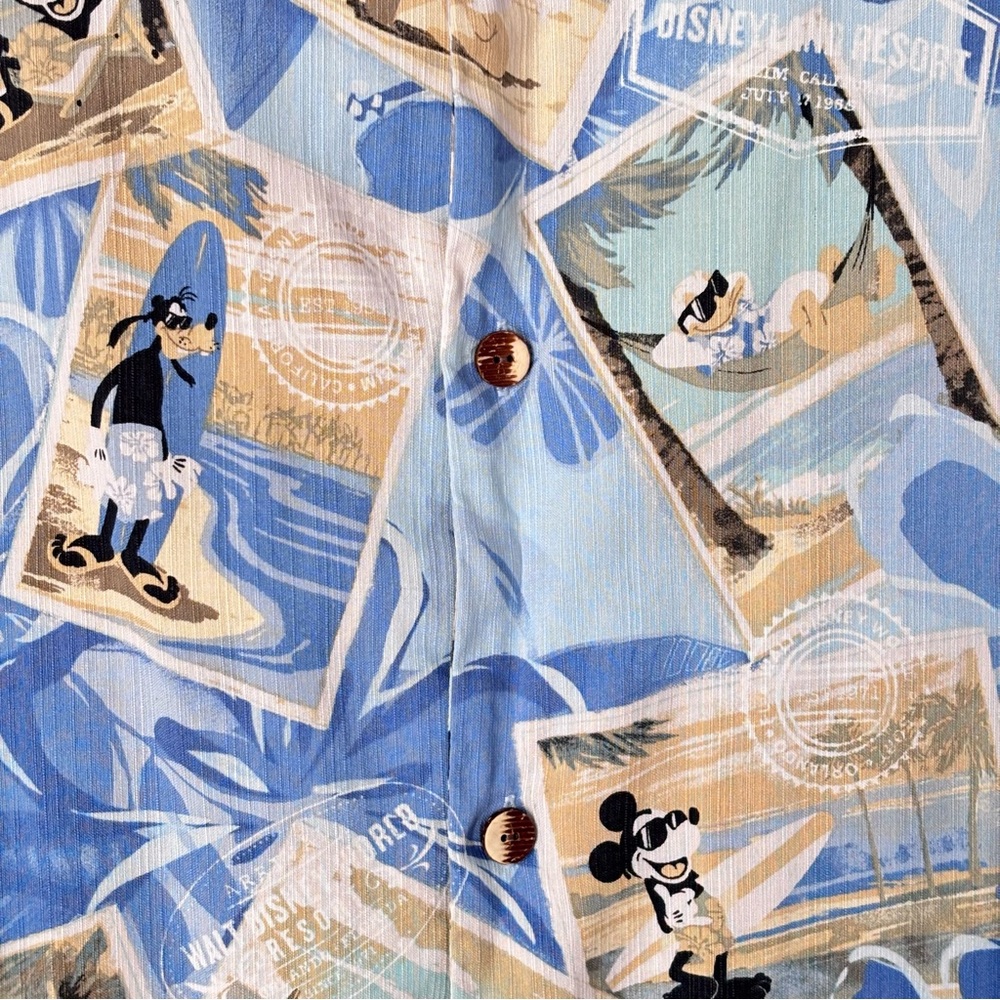 Disney by Tommy Bahama Hawaiin Camp Mickey Mouse and Friends Silk Shirt 3XL - Picture 9 of 16